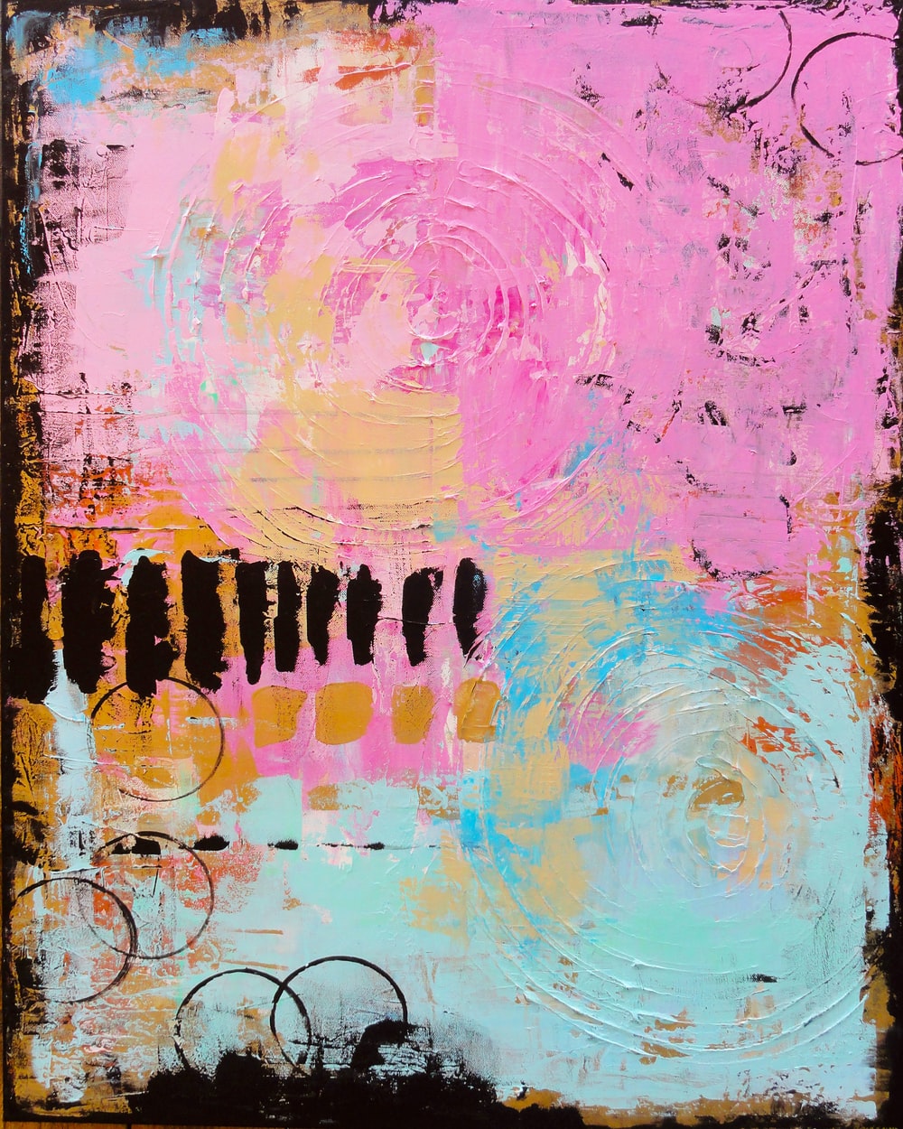 Contemporary Art On Stretched Canvas – Afrikanza